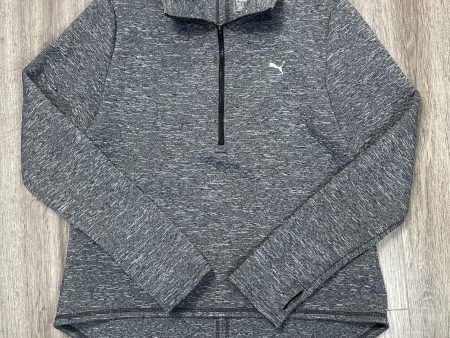 Athletic Sweatshirt Collar By Puma In Grey, Size: Xl Online