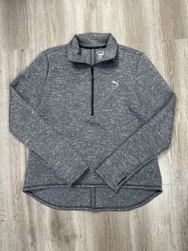 Athletic Sweatshirt Collar By Puma In Grey, Size: Xl Online