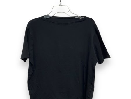 Athletic Top Short Sleeve By Lululemon In Black, Size: 12 Sale