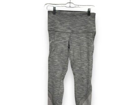 Athletic Capris By Lululemon In Grey, Size: 8 Online Hot Sale