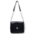 Twister Patent Croc Handbag By Brighton, Size: Small For Discount