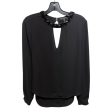 Jewel Collar Top Long Sleeve By Bcbg In Black, Size: Xs Supply