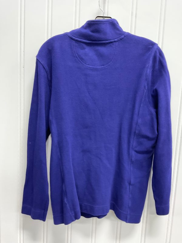 Sweatshirt Collar By Talbots In Blue, Size: L Online Hot Sale