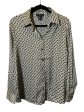 Blouse Long Sleeve By Rachel Zoe In Geometric Pattern, Size: M Online Sale