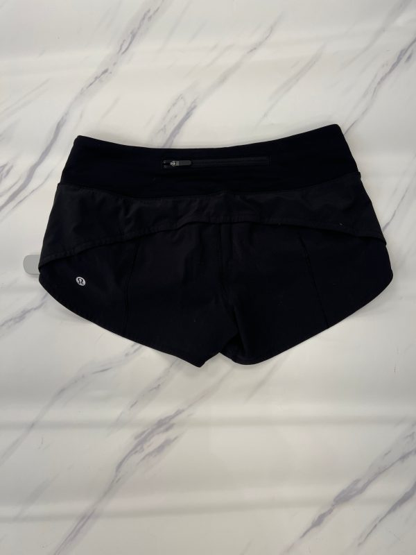 Athletic Shorts By Lululemon In Black, Size: 4 Cheap