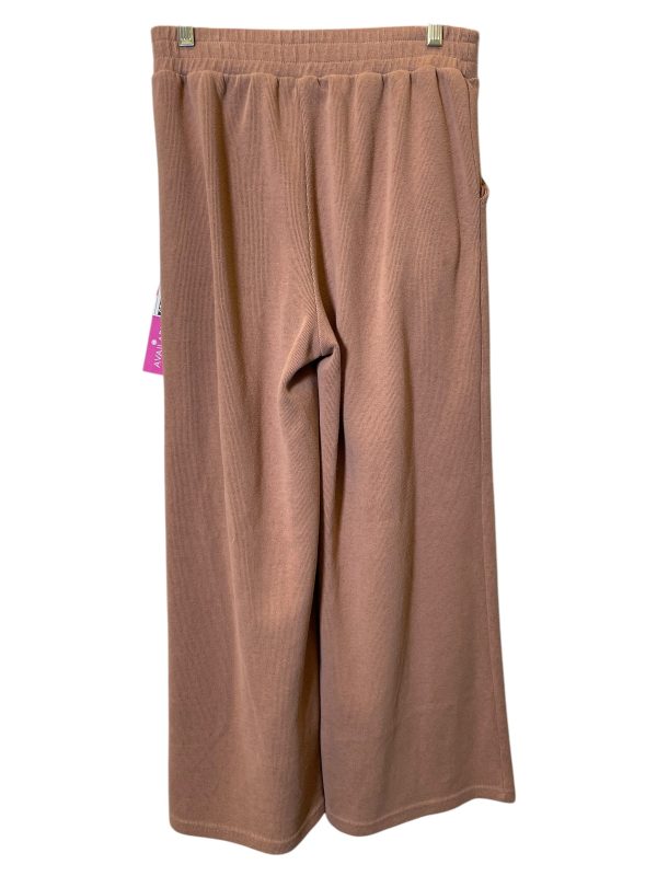 Pants Wide Leg By Listicle In Brown, Size: M For Cheap