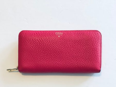 Wallet Leather By Fossil, Size: Medium Online