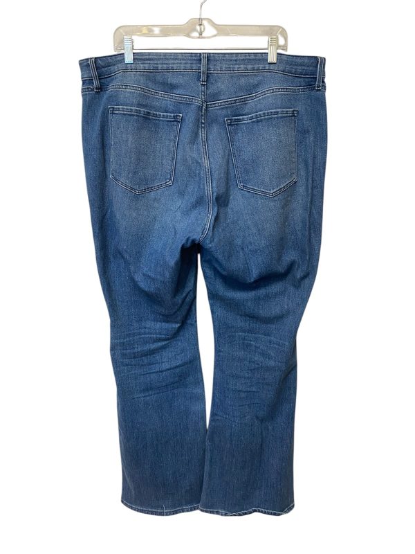 Jeans Flared By Old Navy In Blue Denim, Size: 18 Discount