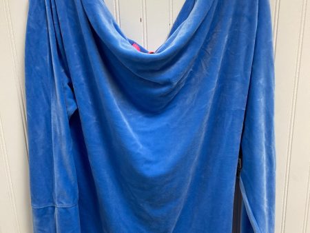 Top Long Sleeve Designer By Lilly Pulitzer In Blue, Size: Xl Cheap