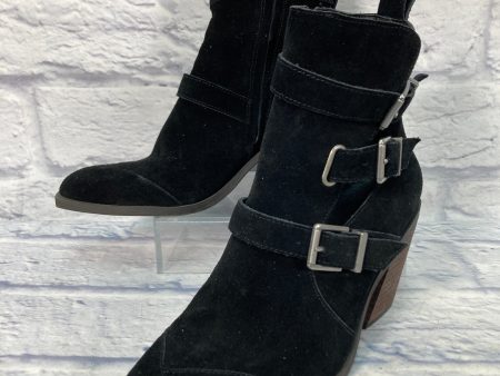 Boots Ankle Heels By Crown Vintage In Black, Size: 8 Online