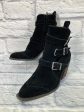 Boots Ankle Heels By Crown Vintage In Black, Size: 8 Online