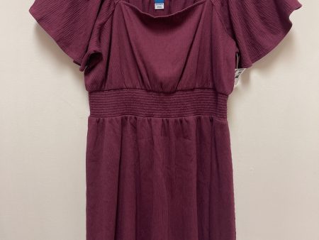 Dress Casual Short By Old Navy In Purple, Size: L Cheap