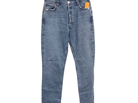 Jeans Skinny By Agolde In Blue Denim, Size:4 Cheap