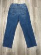 Jeans Straight By Express In Blue Denim, Size: 6 For Cheap