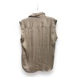 Blouse Sleeveless By H&m In Tan, Size: Xs on Sale