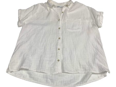 Top Short Sleeve By Sonoma In White, Size: L Sale