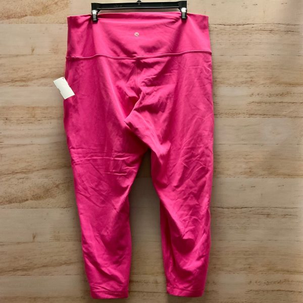 Athletic Leggings By Lululemon In Pink, Size: 3x Online