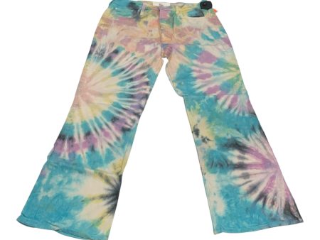 Jeans Straight By Mother In Tie Dye Print, Size: 10 Online now