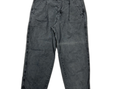 Jeans Cropped By Anthropologie In Grey Denim, Size: 6 Online