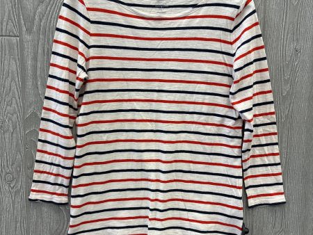 Top 3 4 Sleeve By Old Navy In Striped Pattern, Size: S Online