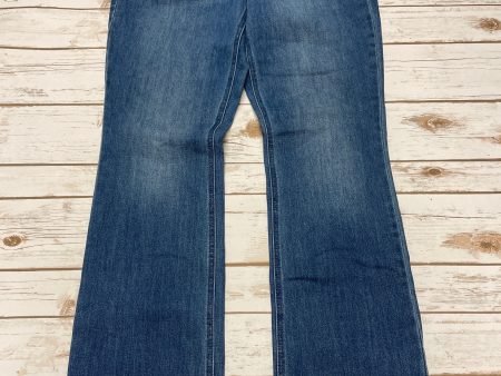 Jeans Boot Cut By Old Navy In Blue Denim, Size: 12 Discount