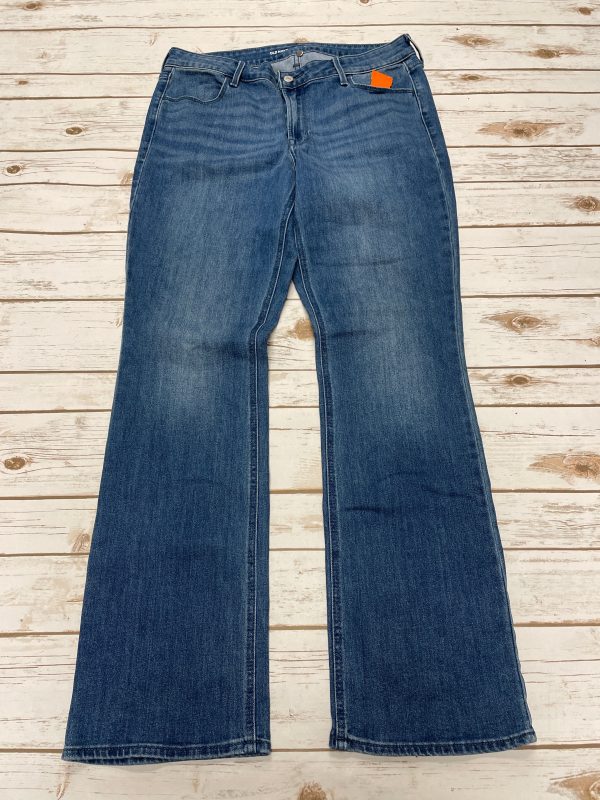 Jeans Boot Cut By Old Navy In Blue Denim, Size: 12 Discount