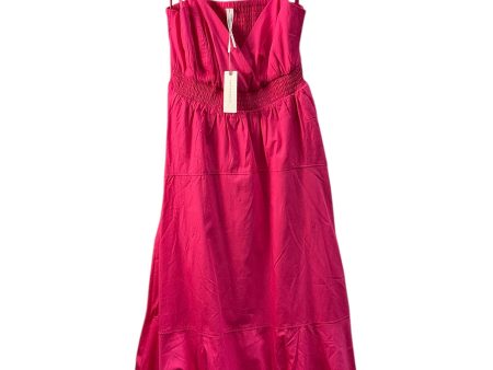 Dress Casual Maxi By Anthropologie In Pink, Size: M Sale