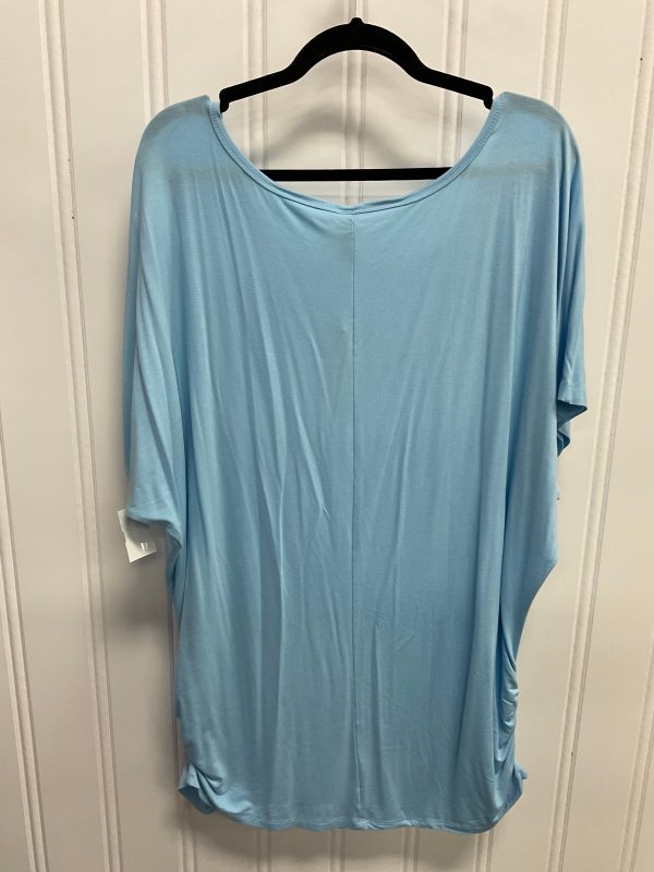 Top Short Sleeve Basic By Cmc In Blue, Size: 4x Cheap