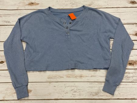 Top Long Sleeve By Aeropostale In Blue, Size: Xs Fashion