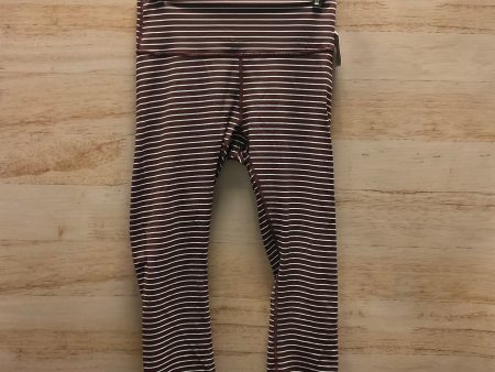 Athletic Leggings By Lululemon In Striped Pattern, Size: 8 Hot on Sale