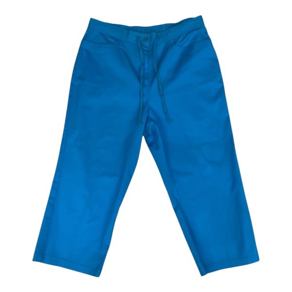 Pants Cropped By Sag Harbor In Teal, Size: 16 For Sale