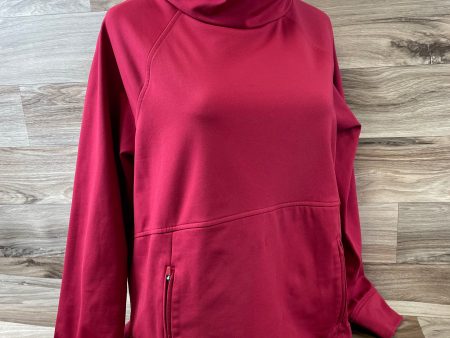 Athletic Top Long Sleeve Collar By Lou And Grey In Red, Size: S Hot on Sale