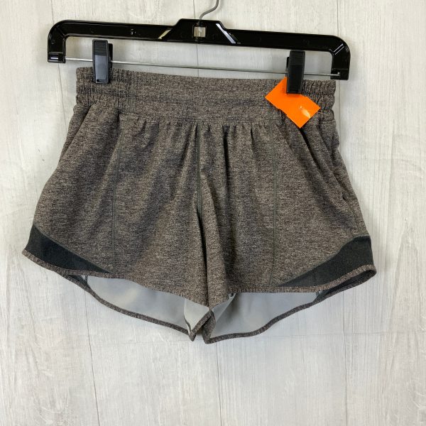 Athletic Shorts By Lululemon In Grey, Size: 6 Online now