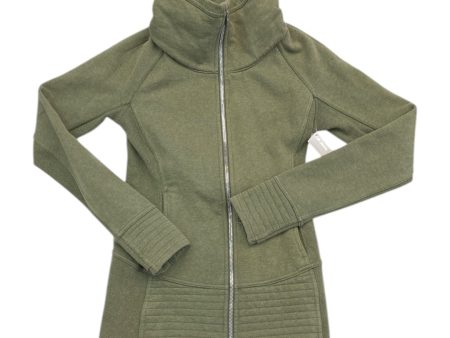 Athletic Jacket By Lululemon In Green, Size:S Online Sale