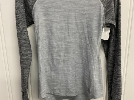 Athletic Top Long Sleeve Crewneck By The North Face In Grey, Size: Xs For Cheap