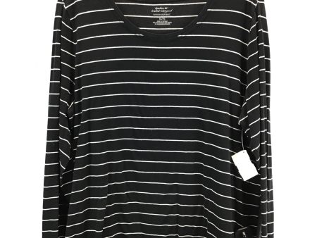 Top Long Sleeve Basic By Banana Republic O In Striped, Size: Xl Fashion