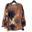 Top Long Sleeve By Ali Miles In Tie Dye Print, Size: L For Discount