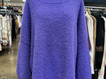 Sweater By Fantastic Fawn In Purple, Size: L Online Hot Sale