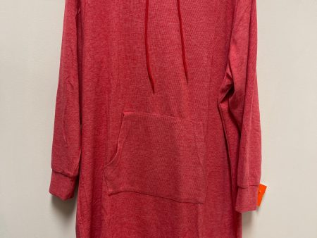 Tunic Long Sleeve By Clothes Mentor In Red, Size: 1x Supply