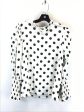 Blouse Long Sleeve By Zara Women In Polkadot Pattern, Size: L Fashion