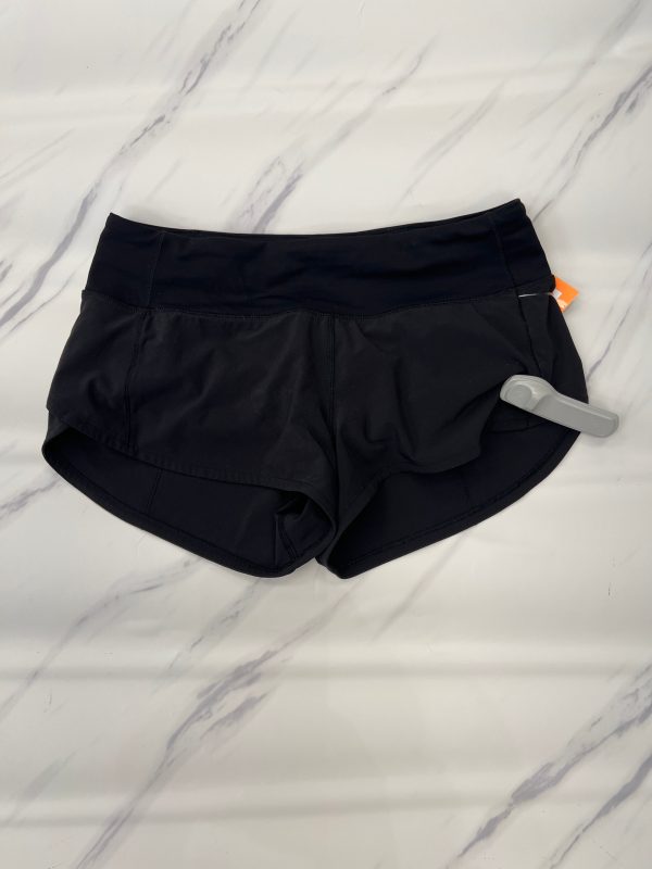 Athletic Shorts By Lululemon In Black, Size: 4 Cheap