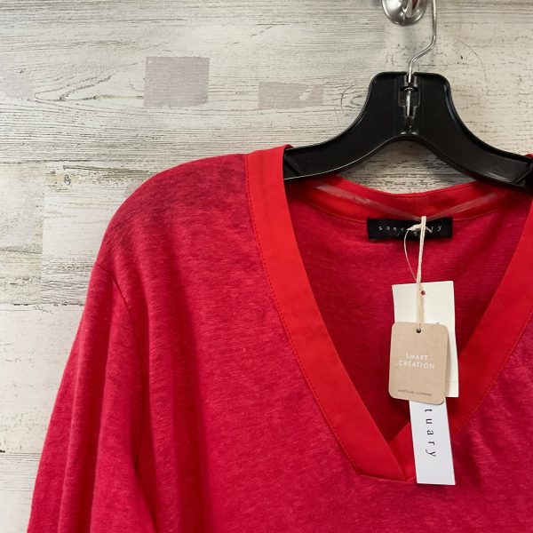 Blouse Long Sleeve By Sanctuary In Red, Size: Xs Discount