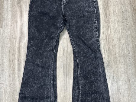 Jeans Flared By Kancan In Black Denim, Size: 12 Online