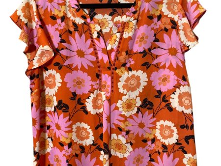 Top Short Sleeve By Dr2 In Floral Print, Size: L on Sale