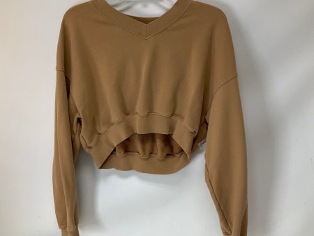 Top Long Sleeve By Aerie In Brown, Size: S on Sale