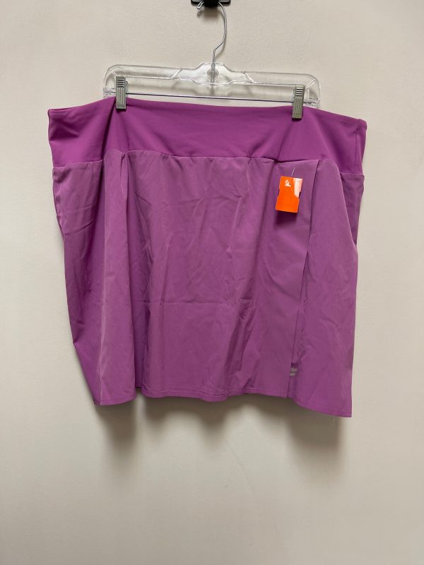 Athletic Skort By Fabletics In Purple, Size: 3x For Cheap