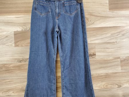 Jeans Wide Leg By Loft In Blue Denim, Size: 4 Online Hot Sale