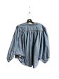 Blouse 3 4 Sleeve By Pilcro In Blue Denim, Size: M Hot on Sale