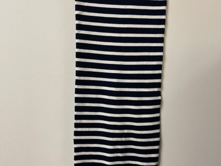 Skirt Midi By Loft In Blue & White, Size: 2 Sale