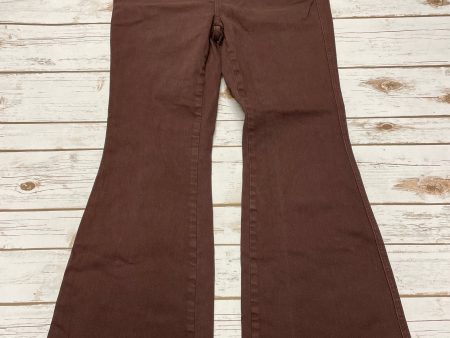 Jeans Wide Leg By Judy Blue In Brown, Size: 12 Online